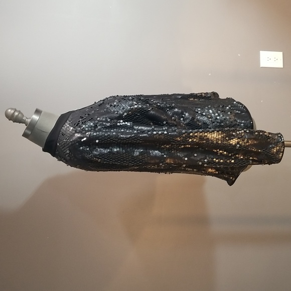 Frank Lyman size 14 womens black unique jacket.  Designer.  Made in Canada. - Picture 5 of 13